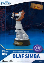 Frozen Mini Diorama Stage PVC Statue Olaf Presents Olaf Simba 12 cm 4711203451709