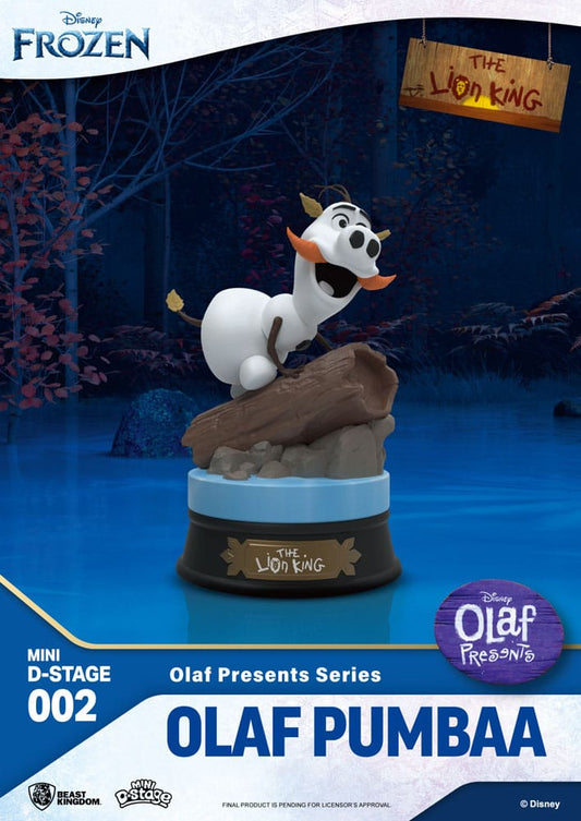 Frozen Mini Diorama Stage PVC Statue Olaf Presents Olaf Pumba 12 cm 4711203451723