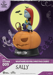 The Nightmare Before Christmas Mini Diorama Stage PVC Figure Sally 10 cm 4711385249194