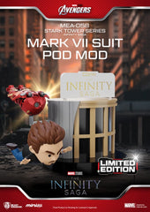 Marvel Mini Egg Attack Figures The Infinity Saga Stark Tower series Tony Stark & Mark VII suit pod mod 12 cm 4711203459545