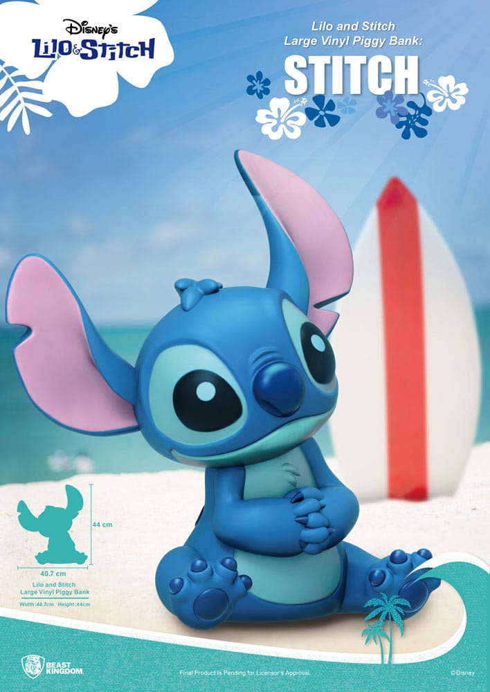 Lilo & Stitch Piggy Vinyl Bank Stitch 44 cm 4711061152640