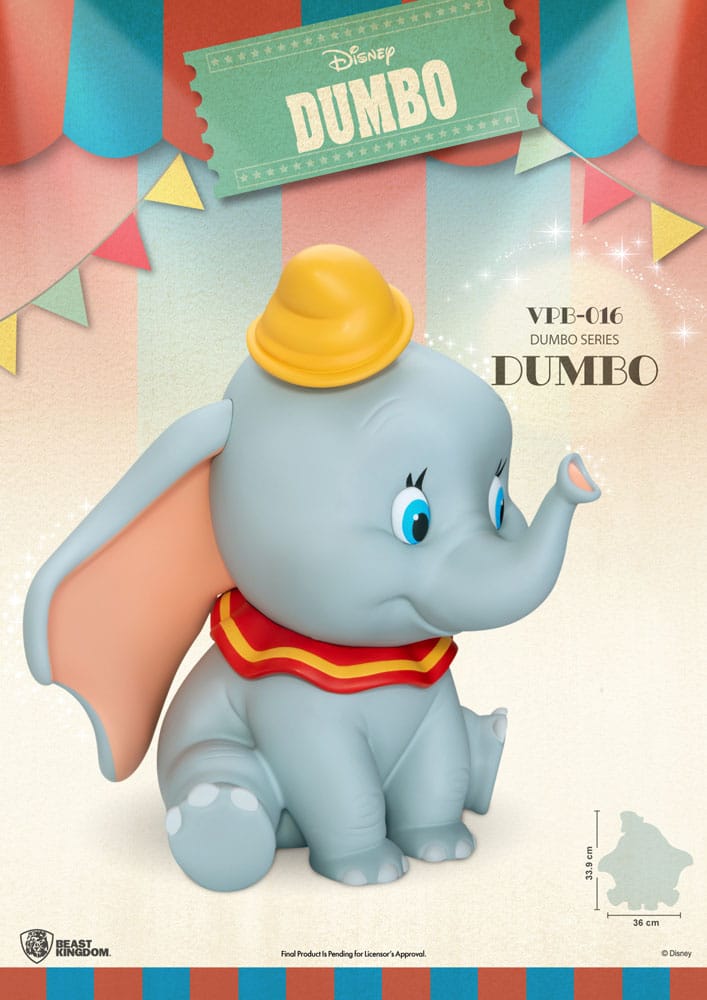 Disney Funktional Figure Vinyl Bank Dumbo 34 cm 4711385242331