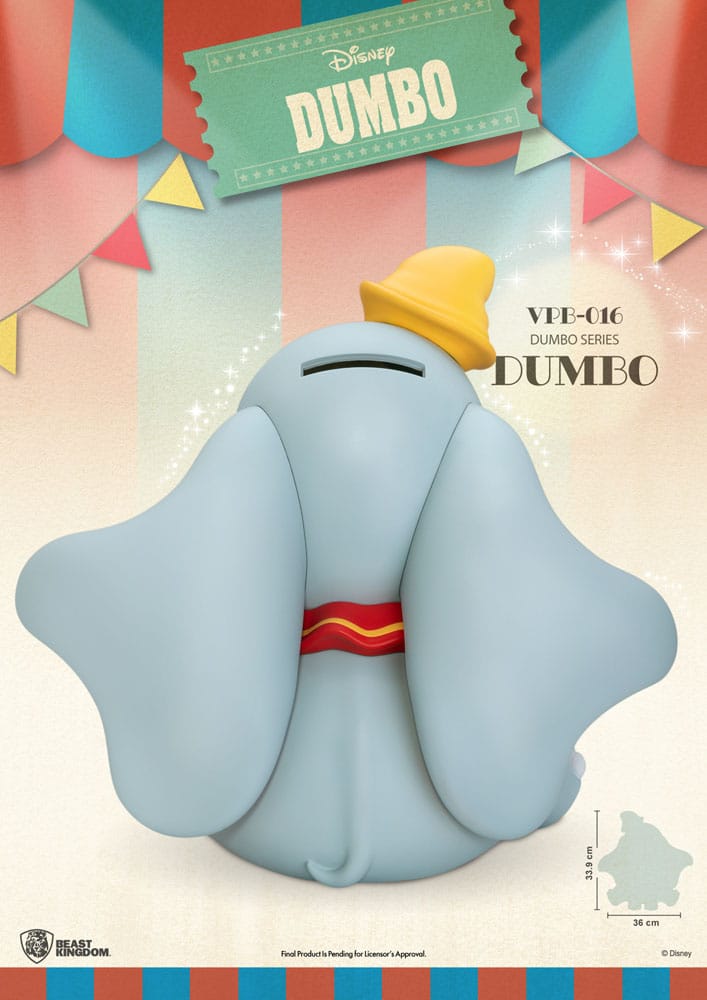 Disney Funktional Figure Vinyl Bank Dumbo 34 cm 4711385242331