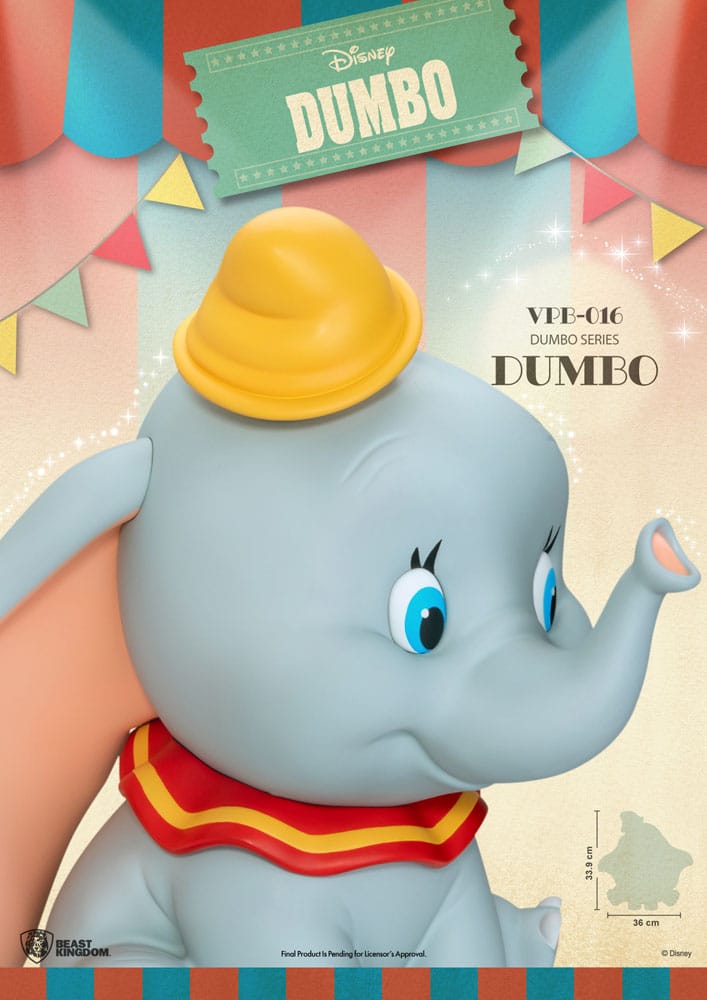 Disney Funktional Figure Vinyl Bank Dumbo 34 cm 4711385242331