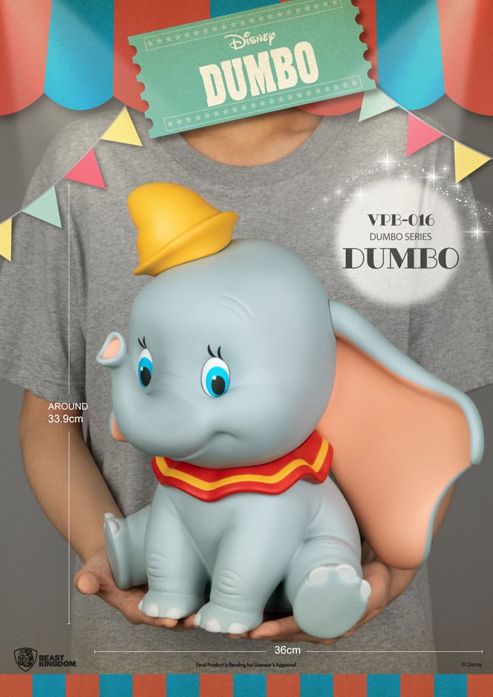 Disney Funktional Figure Vinyl Bank Dumbo 34 cm 4711385242331