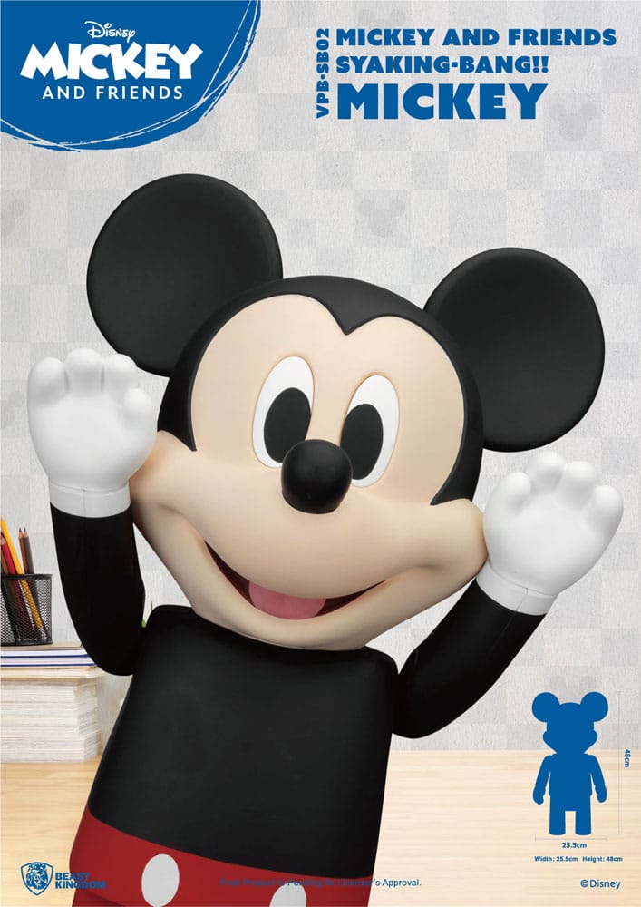 Disney Syaing Bang Vinyl Bank Mickey and Friends Mickey 48 cm 4711385242355