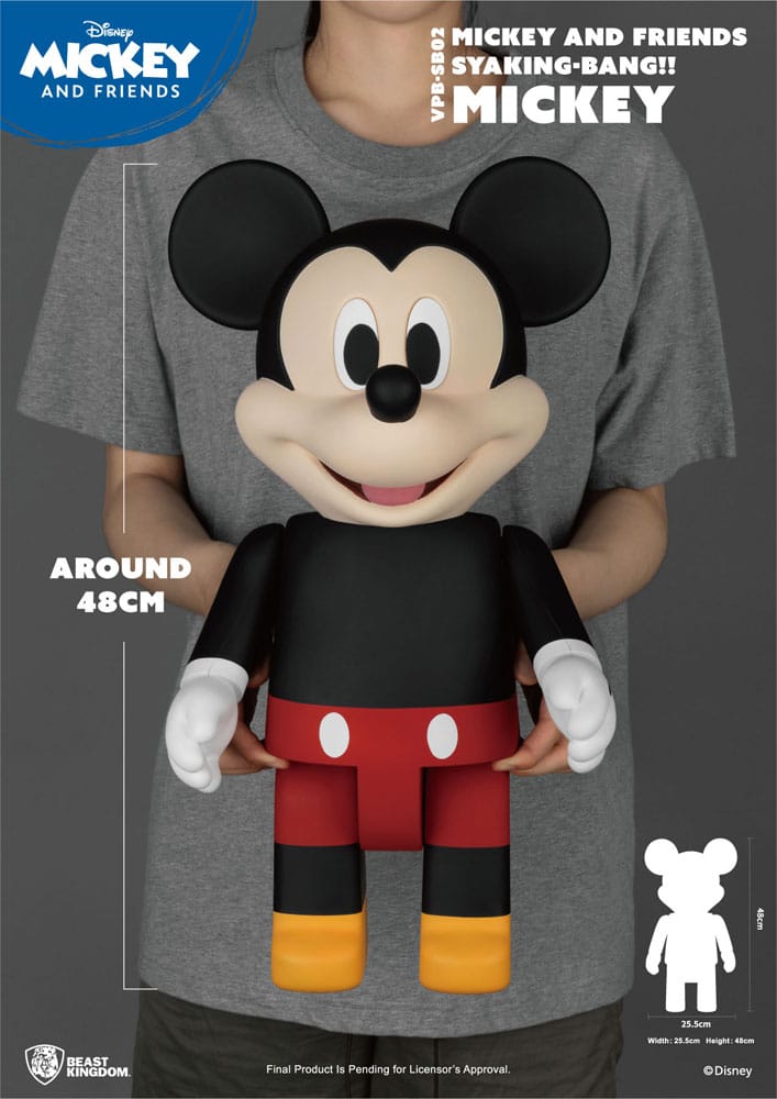 Disney Syaing Bang Vinyl Bank Mickey and Friends Mickey 48 cm 4711385242355