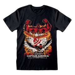 Captain America Brave New World T-Shirt Montage Size S 5056811531238