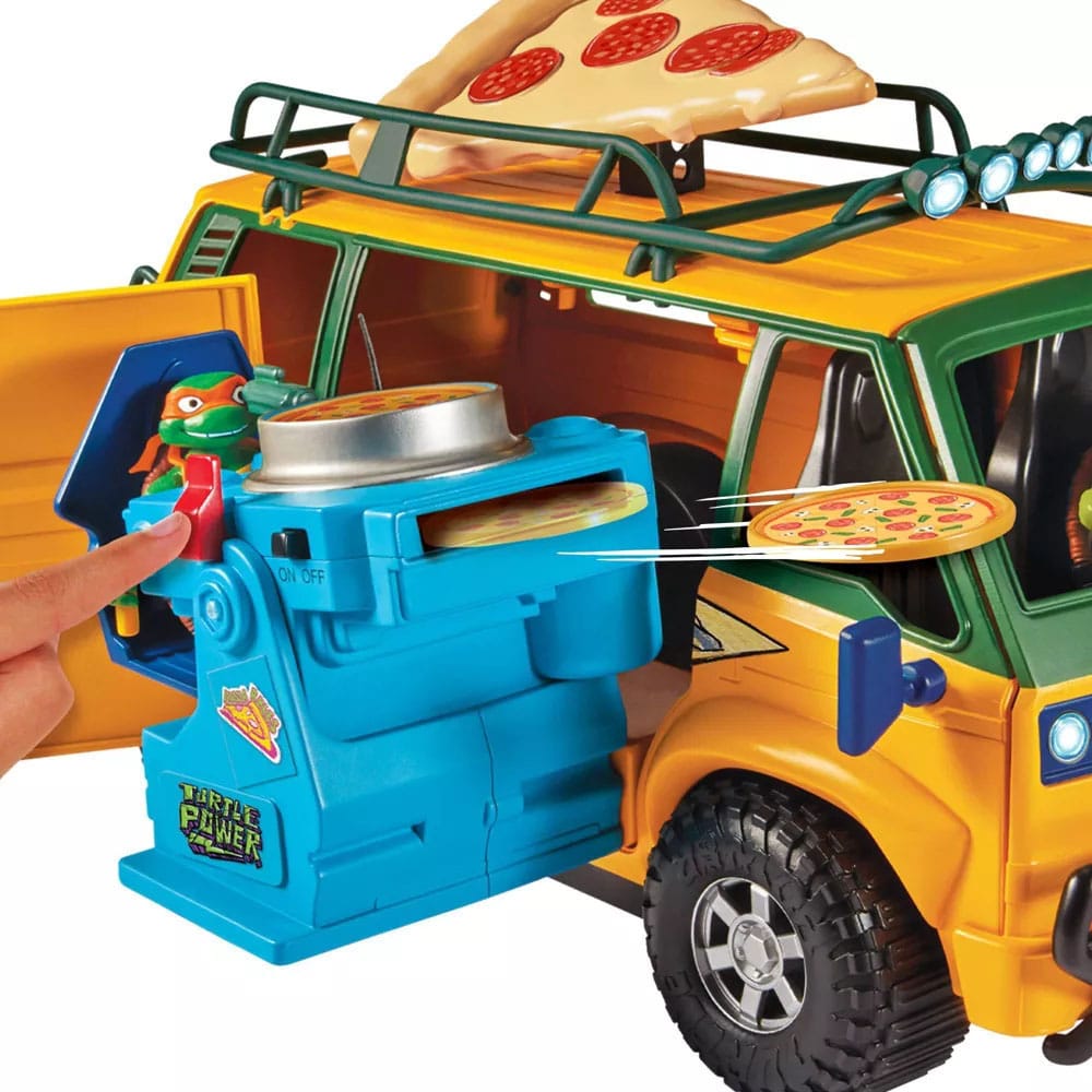 Teenage Mutant Ninja Turtles: Mutant Mayhem Vehicle Pizzafire Van 20 cm 0043377834687