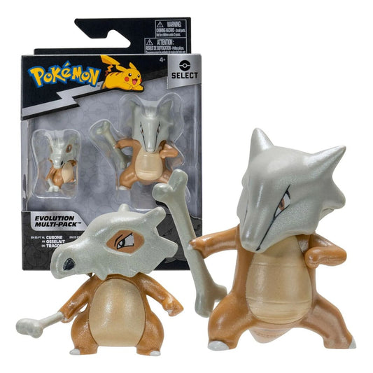 Pokemon: Evolution Select Action Figures 2-Pack Cubone, Marowak 0191726434399