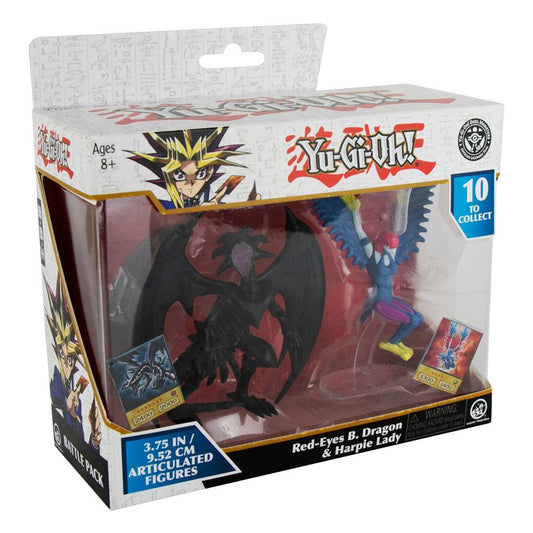 Yu-Gi-Oh! Action Figures 2-Pack Red-Eyes Blac 0810010992789