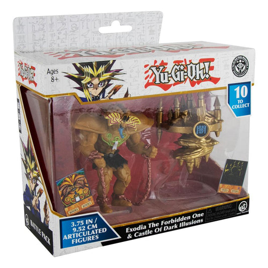 Yu-Gi-Oh! Action Figures 2-Pack Exodia The Forbidden One & Castle Of Dark Illusions 10 cm 0810010992802