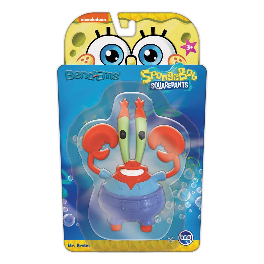 SpongeBob SquarePants Bend-Ems Action Figure Mr. Krabs 15 cm 0686141550286