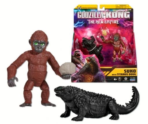 Godzilla x Kong: The New Empire - Suko with Titanus Doug 6 inch Action Figure 0043377352082