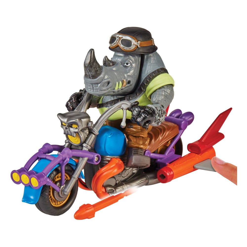 Teenage Mutant Ninja Turtles Action Figure Chopper mit Rocksteady 0043377834472