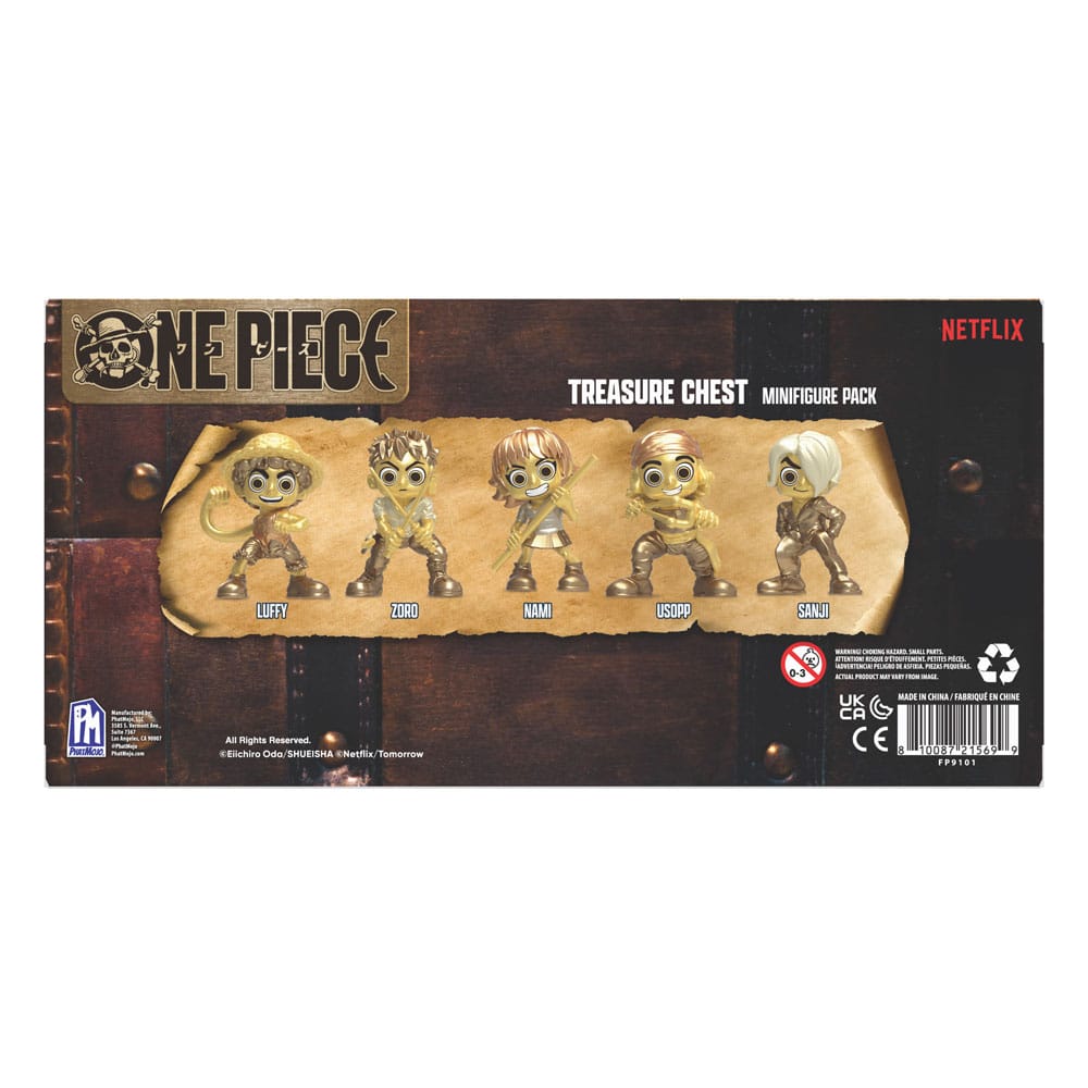 One Piece Mini figures Set Gold 6 cm 0810087215699