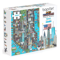 8-Bit Pixel Puzzle New York Level 2 500 Pieces 5060459743519