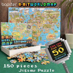 8-Bit Pixel Puzzle World Level 1 180 Pieces 5060459743687