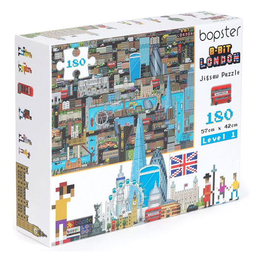 8-Bit Pixel Puzzle London Level 1 180 Pieces 5060459743496