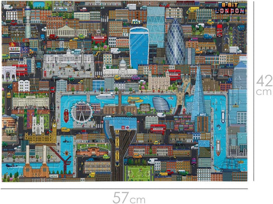 8-Bit Pixel Puzzle London Level 1 180 Pieces 5060459743496