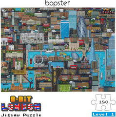 8-Bit Pixel Puzzle London Level 1 180 Pieces 5060459743496