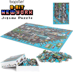 8-Bit Pixel Puzzle New York Level 1 180 Pieces 5060459743526