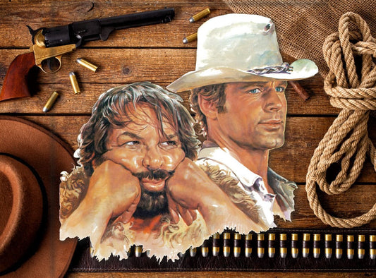 Bud Spencer & Terence Hill 3D Tin Sign Bud & Terence 45 x 45 cm 4250778143850