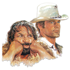 Bud Spencer & Terence Hill 3D Tin Sign Bud & Terence 45 x 45 cm 4250778143850