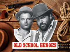 Bud Spencer & Terence Hill 3D Tin Sign Old School Heroes 45 x 45 cm 4250778143843