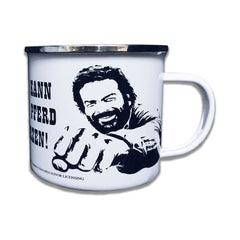 Bud Spencer Enamel Mug Pferd Faust 4250778167955