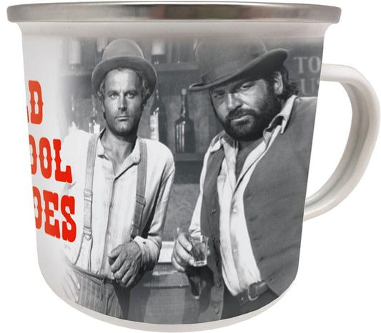 Bud Spencer & Terence Hill Enamel Mug Old School Heroes 4250778143874