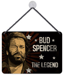 Bud Spencer Tin Sign The Legend 16,5 x 11,5 cm 4250778167559