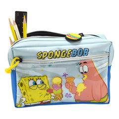 SpongeBob SquarePants Multi Pocket Pencil Case Icons 5056563712237