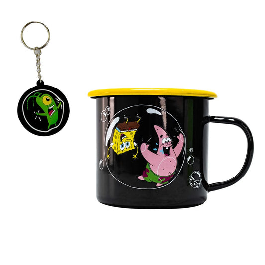 SpongeBob SquarePants Mug and Keychain Set 5056563714279