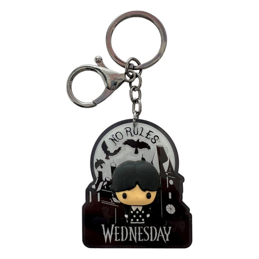 Wednesday 3D Acrylic Keychain 5056563717188