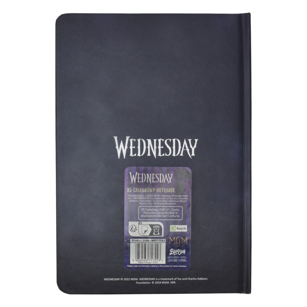 Wednesday A5 Notebook WWWD 5056563717553