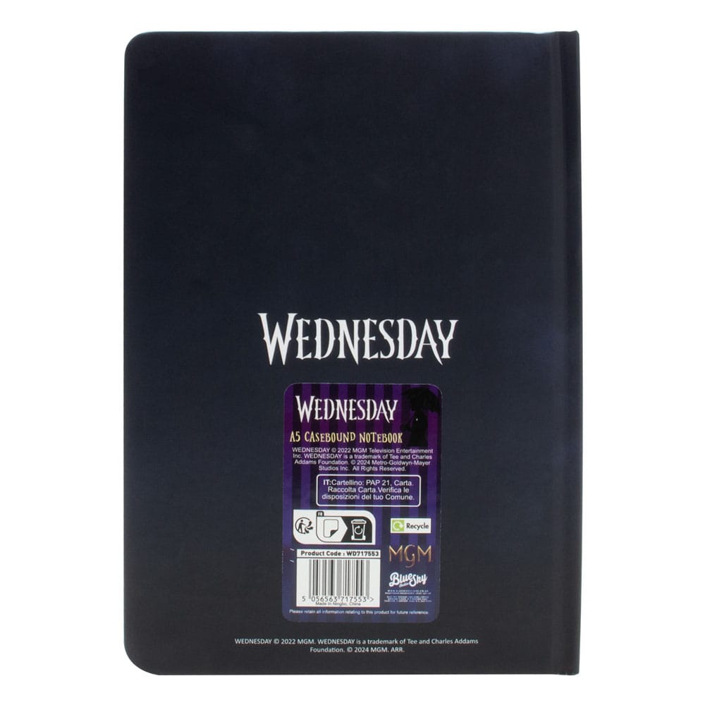 Wednesday A5 Notebook WWWD 5056563717553