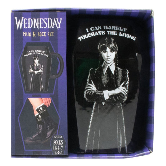 Wednesday Mug & Socks Set 5056563718093