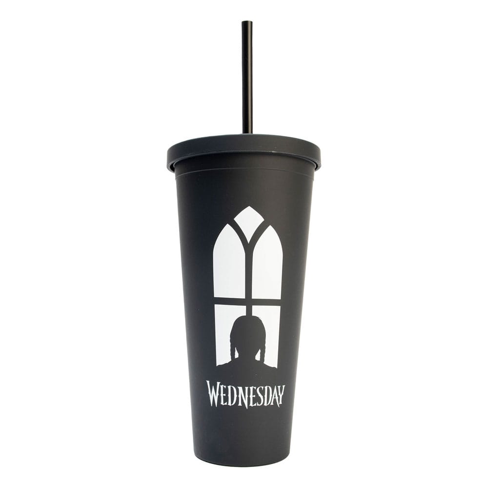 Wednesday Tumbler with Straws 485 ml 5056563719779