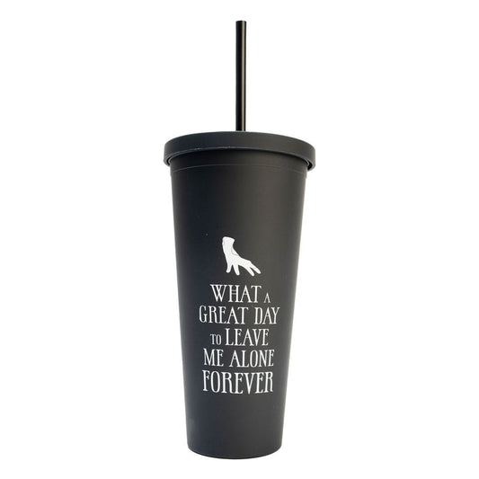 Wednesday Tumbler with Straws 485 ml 5056563719779