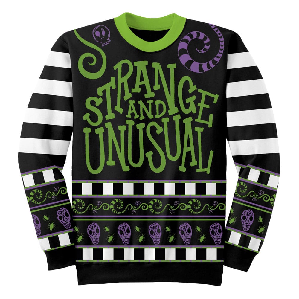 Beetlejuice Sweatshirt Jumper Strange & Unusual Size S 5056688594626