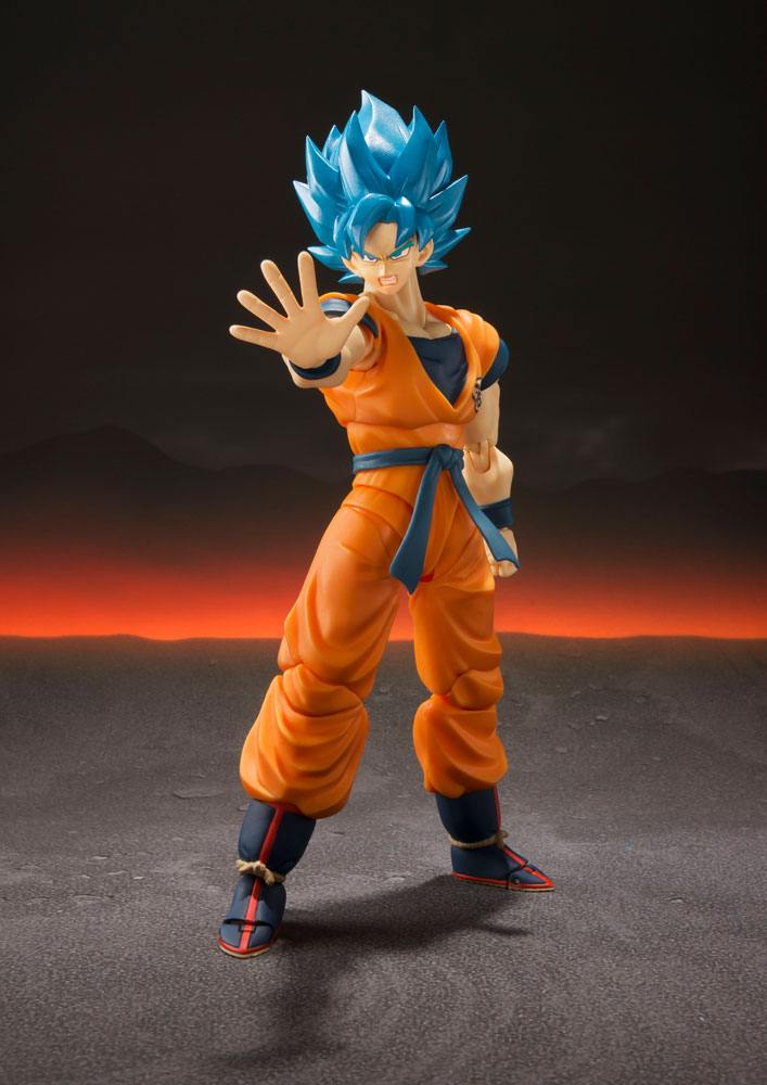 Dragon Ball Super Broly S.H. Figuarts Action Figure Super Saiyan God Super Saiyan Goku Super 14 cm 4573102557001