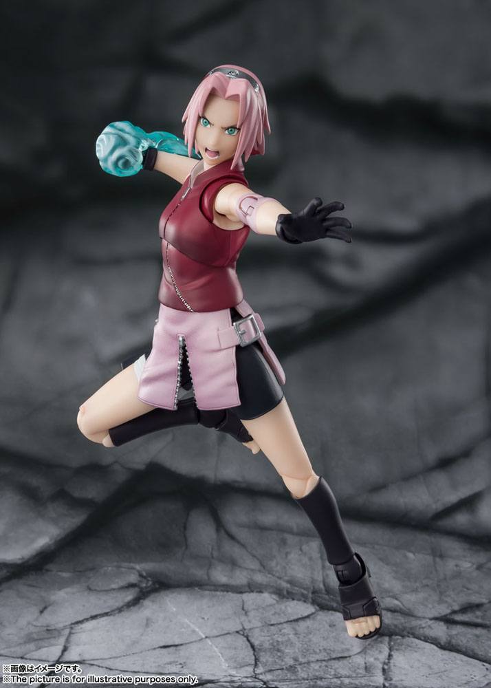 Naruto Shippuden S.H. Figuarts Action Figure Sakura Haruno -Inheritor of Tsunade's indominable will- 14 cm 4573102673305