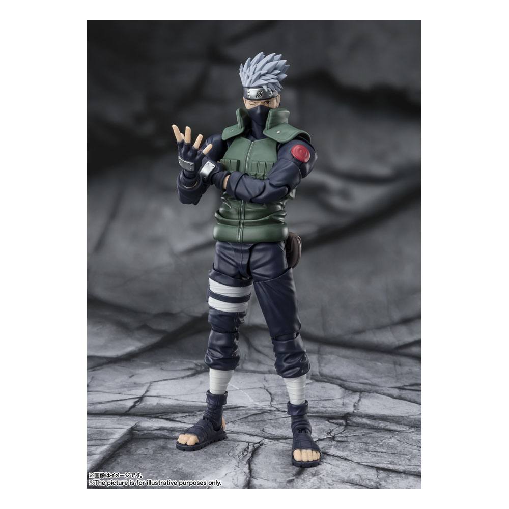 Naruto Shippuden S.H. Figuarts Action Figure Kakashi Hatake -The famed Sharingan Hero- 16 cm 4573102634511