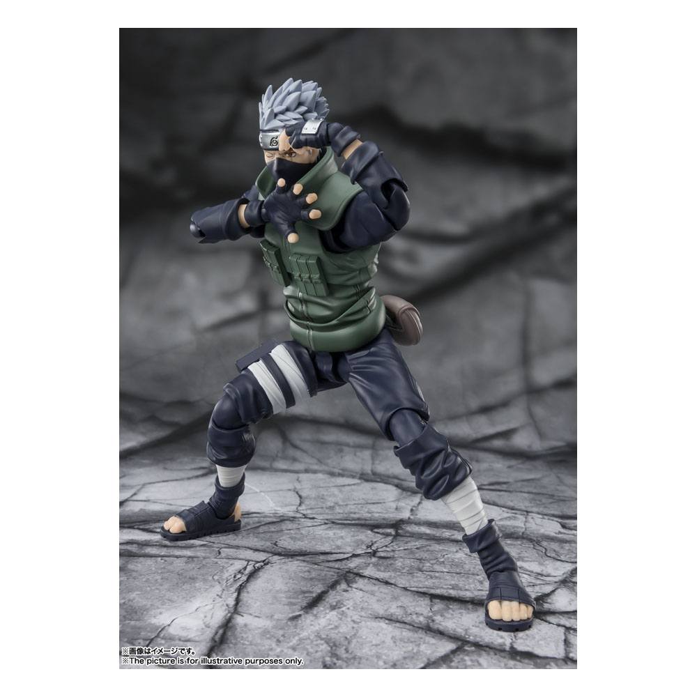 Naruto Shippuden S.H. Figuarts Action Figure Kakashi Hatake -The famed Sharingan Hero- 16 cm 4573102634511