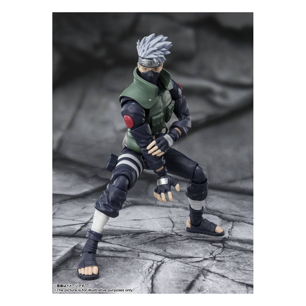 Naruto Shippuden S.H. Figuarts Action Figure Kakashi Hatake -The famed Sharingan Hero- 16 cm 4573102634511