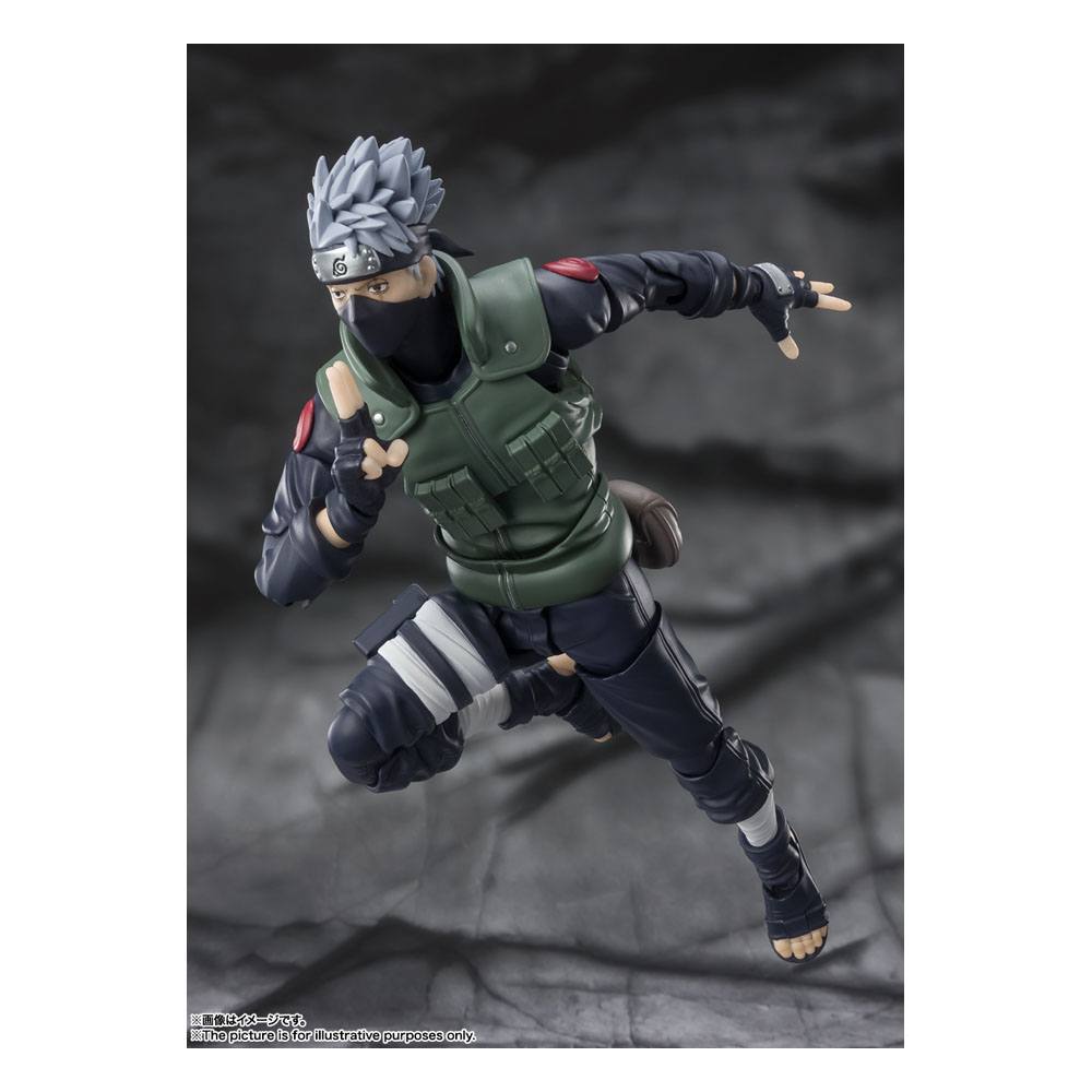 Naruto Shippuden S.H. Figuarts Action Figure Kakashi Hatake -The famed Sharingan Hero- 16 cm 4573102634511