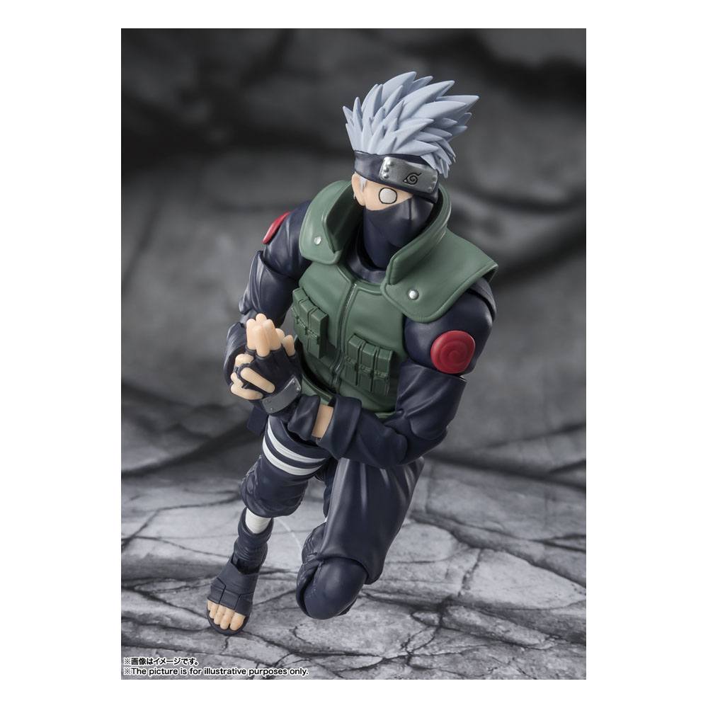 Naruto Shippuden S.H. Figuarts Action Figure Kakashi Hatake -The famed Sharingan Hero- 16 cm 4573102634511