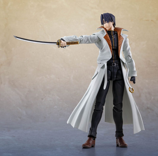 Rurouni Kenshin: Meiji Swordsman Romantic Story S.H. Figuarts Action Figure Aoshi Shinomori 17 cm 4573102654823