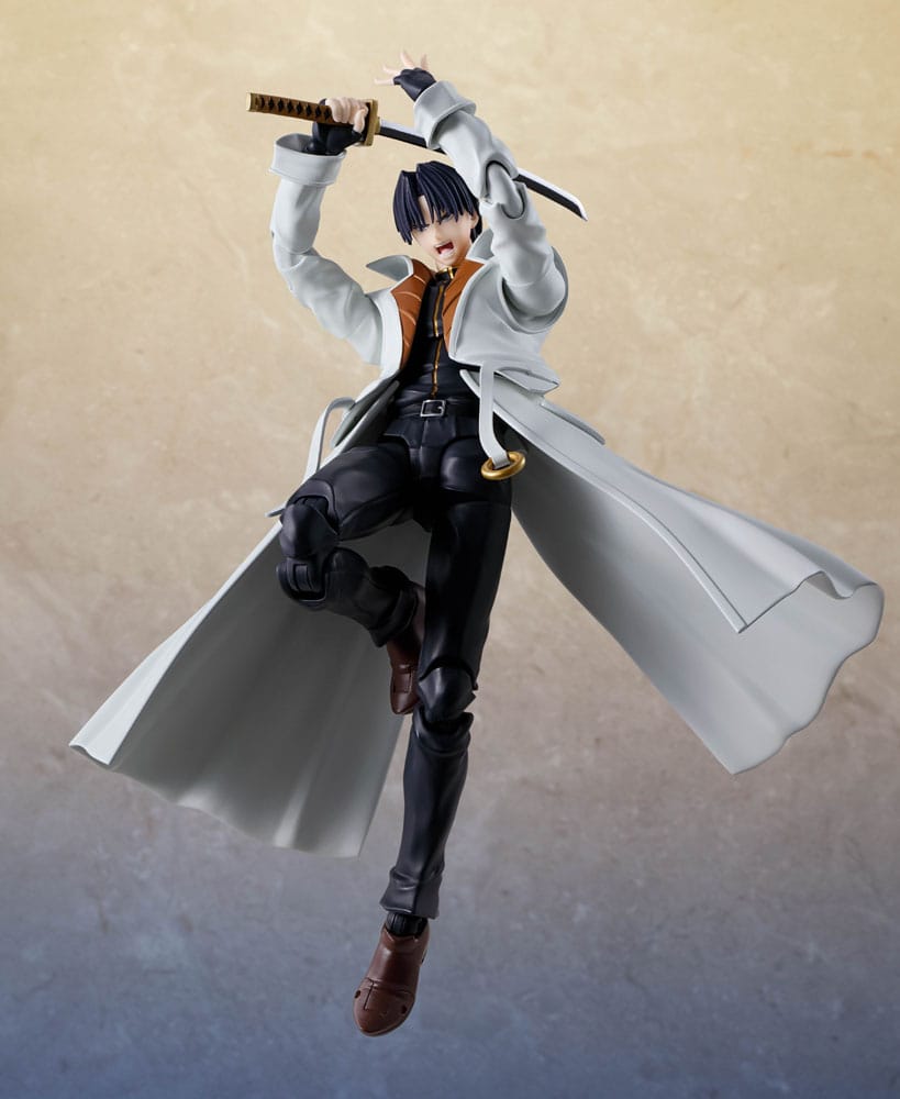 Rurouni Kenshin: Meiji Swordsman Romantic Story S.H. Figuarts Action Figure Aoshi Shinomori 17 cm 4573102654823